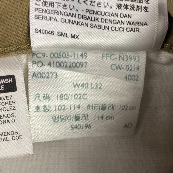 Levi's 505 Regular Fit Straight Leg Jeans Men's 40 x 30 Light Brown Cotton - Picture 9 of 14